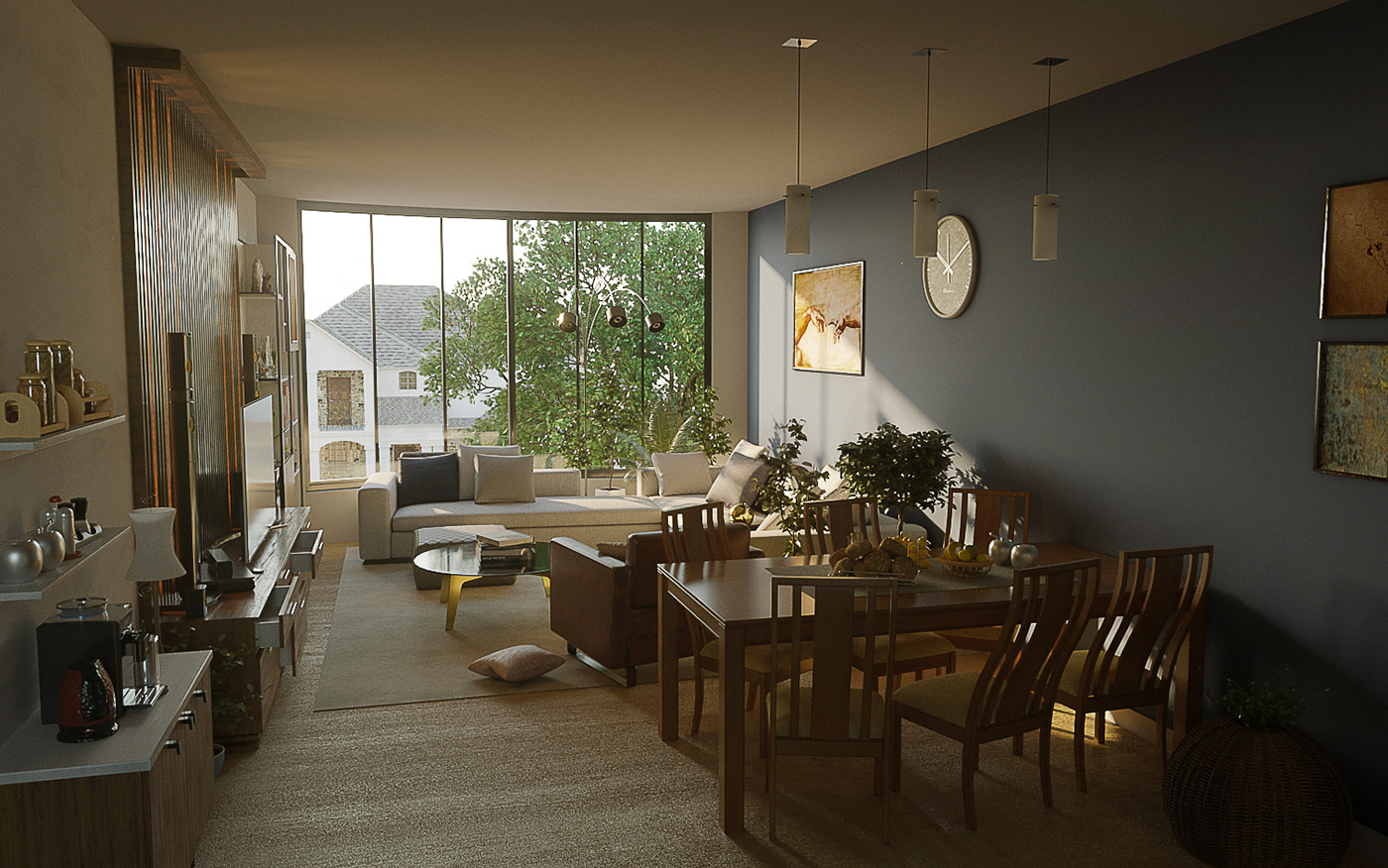 Over Lap Living Space