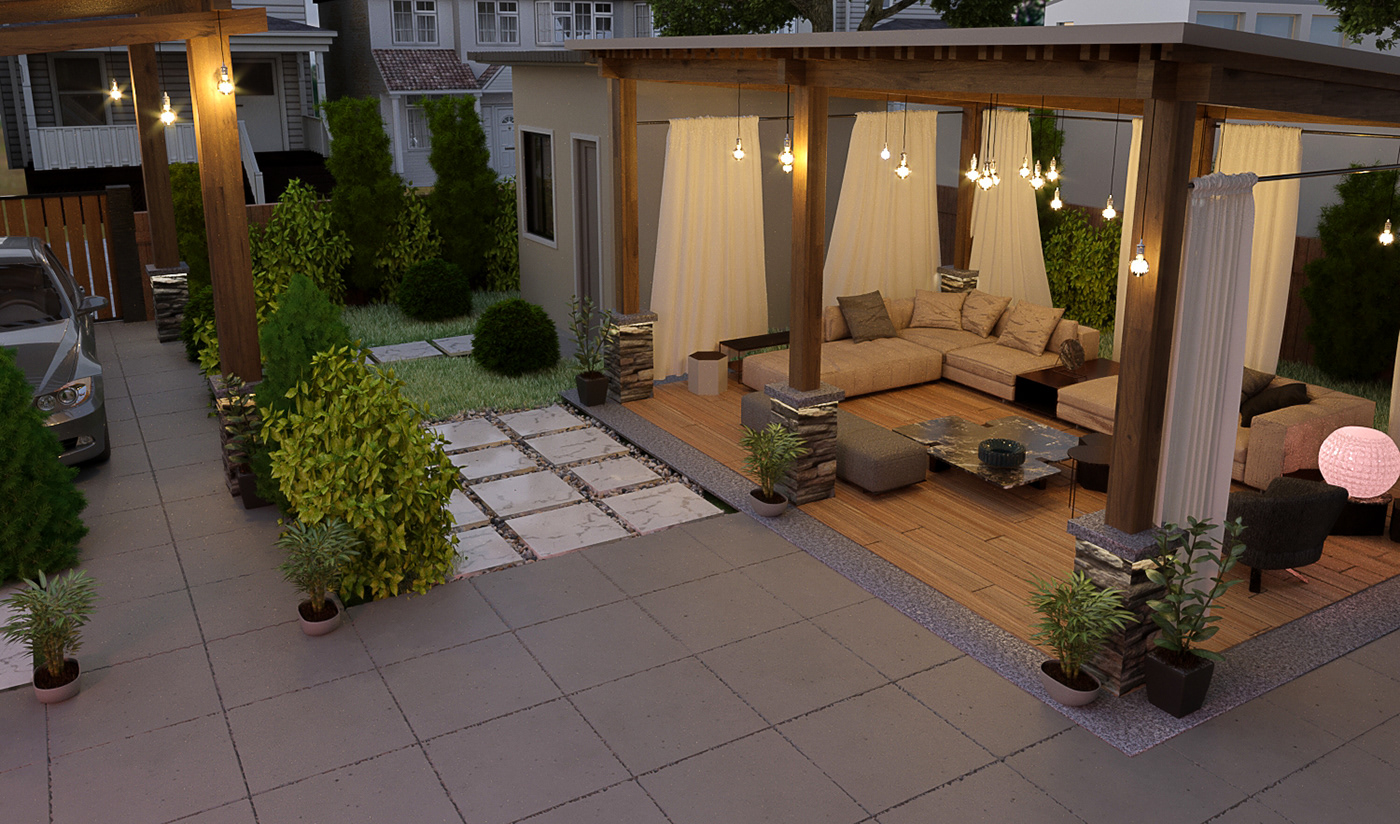 Sub Division of Backyard